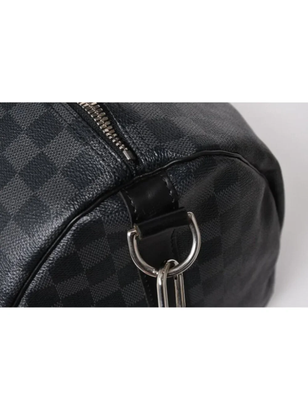 Louis Vuitton Keepall Bandouliere 55 Boston Bag Damier Graphite Black